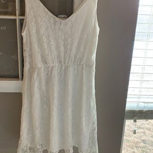 White Charming Charlie’s dress
